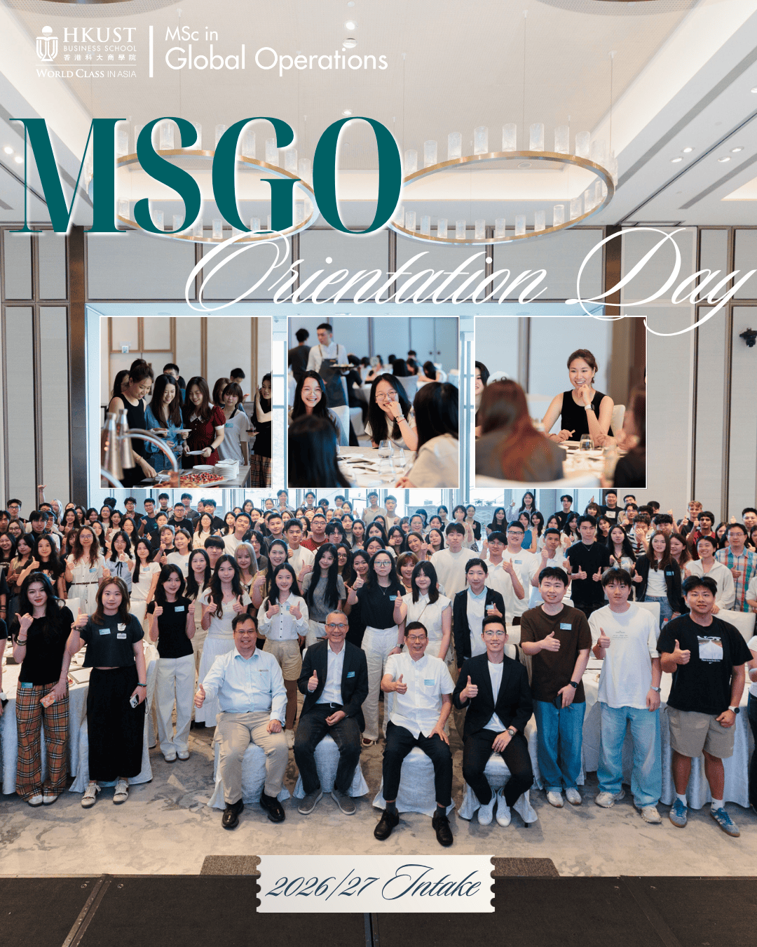 MSGO Orientation Day - 2026/27 Intake