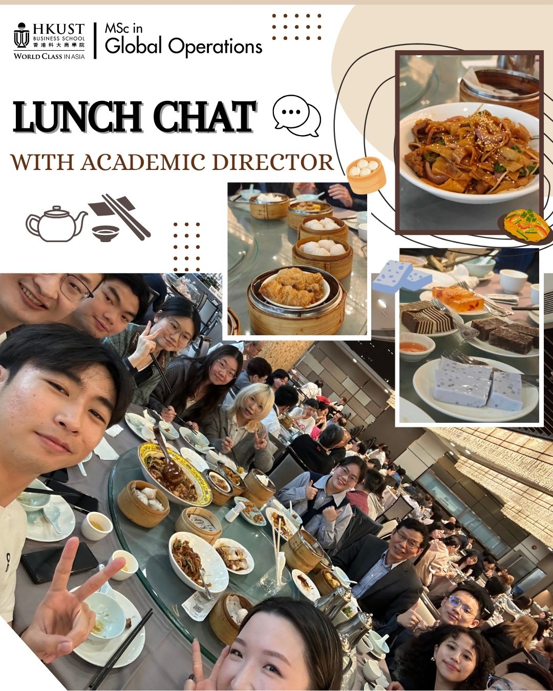 Dim Sum & Connections: Lunch Chat with AD - Prof. Shaohui Zheng