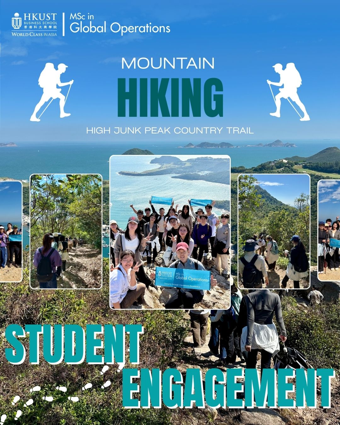 MSGO Student Committee Hiking at High Junk Peak Country Trail